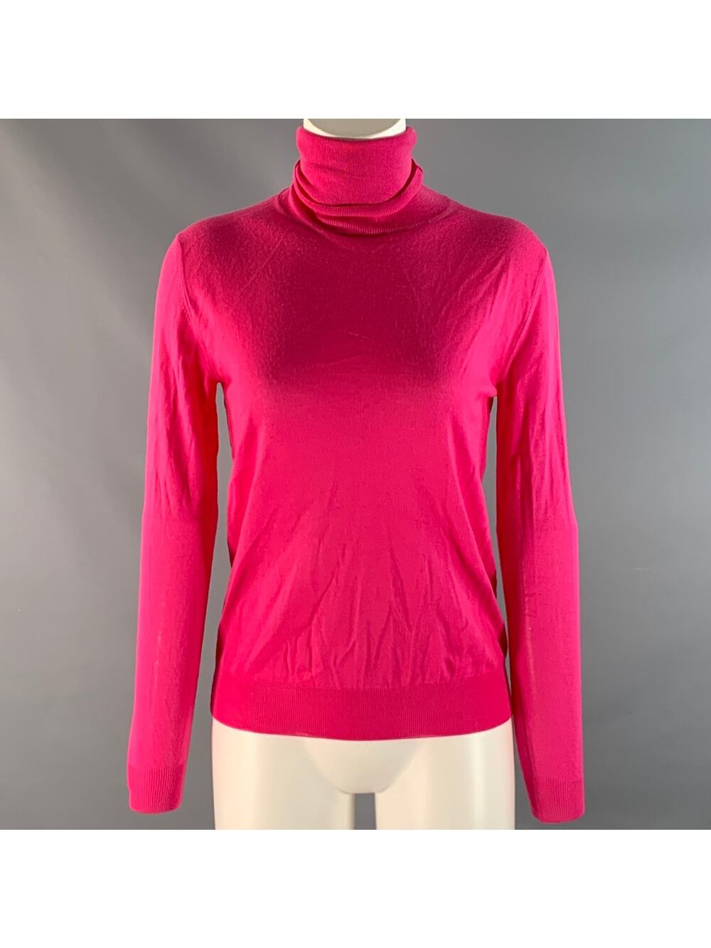 STELLA McCARTNEY Size S Pink Wool Blend Turtleneck Sweater